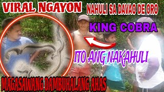 VIRAL NGAYON ISANG MAGASAWANG DAMBUHALANG AHAS NAHULI SA DAVAO DE ORO [upl. by Bokaj]