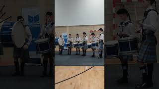 Falkirk Schools Pipe Band competing in grade Novice Juvenile B [upl. by Akli240]