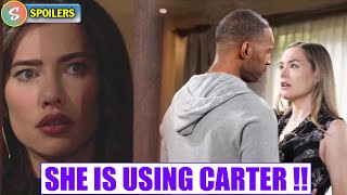 Steffy warns Carter to be careful because Hope is using him  Bold and the Beautiful Spoilers [upl. by Behn]