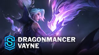 Dragonmancer Vayne Skin Spotlight  League of Legends [upl. by Salman]