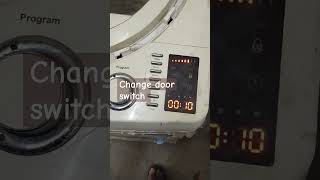 shorts U5 Er Bosch washing machine top door error code solved [upl. by Chaffee138]