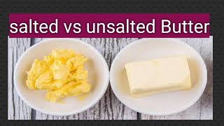 Difference between of Salted amp Unsalted Butter Salted Butter vs Unsalted Butterbala awesome recipe [upl. by Tom]