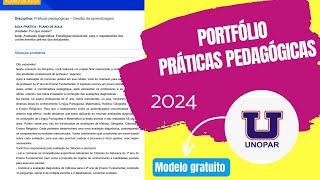 PORTFÓLIO DE PRATICAS PEDAGÓGICAS 2024  COMO FAZER PASSO A PASSO PEÇA JÁ SEU MODELO NO LINK ABAIXO [upl. by Rellim]