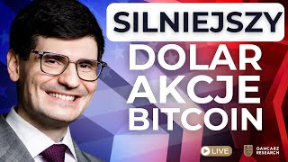 Wygrana Trumpa to silniejszy dolar akcje i bitcoin  Kamil Rafał Gancarz o wyborach w USA  LIVE [upl. by Hesoj739]