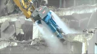 Dust Control in Demolition with DYNASET HPW DUST High Pressure Dust Suppression [upl. by Etteniotna]