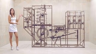 a HUGE interactive MARBLE MACHINE [upl. by Liartnod561]