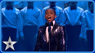 Malakai Bayoh astounds with MINDBLOWING cover of Caruso  The Final  BGT 2023 [upl. by Tamaru]