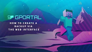 GPORTAL Minecraft Server  How to create a backup [upl. by Haceber]