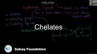 Chelates Chemistry Lecture  Sabaqpk [upl. by Ardnaeel]