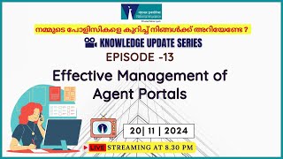 Knowledge Update SeriesEpisode 13Agents Portal UsagePoints to be Noted and Common Mistakes [upl. by Lessard]