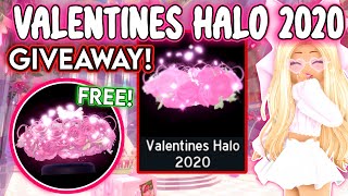 VALENTINES HALO 2020 GIVEAWAY🤩💝 WIN A FREE HALO  Royale High [upl. by Lissak]