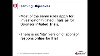 Investigator Initiated Trials Roles and Responsibilities [upl. by Enirol]