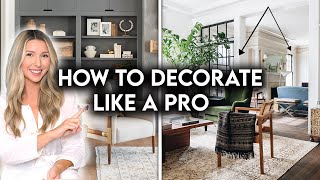 10 INTERIOR DESIGN STYLING SECRETS YOU SHOULD KNOW  DESIGN HACKS [upl. by Haerle]