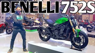 Benelli 752S Launched in India  Features Specifications  PoweronTorque [upl. by Arianie]