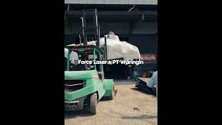 Send to PT Waringin • FORCE FIBER LASER 1500watt [upl. by Lewison689]