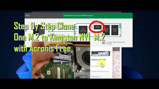 Step By Step Kingston NV1 M2 SSD Drive Clone Acronis Free  Benchmark [upl. by Nyrehtac]