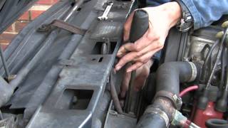 Procedure for Timing belt change for Volvo 360 Part 1  Removal [upl. by Atiuqihc796]