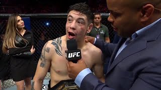 Brandon Moreno Octagon Interview  UFC 283 [upl. by Lalitta367]