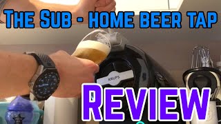 The Sub Home Beer Tap Review  Krups  Heineken [upl. by Koball]