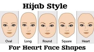 Hijab Tutorial Perfecting the Look for Heart Face Shape  Hira Noor [upl. by Gerrald54]