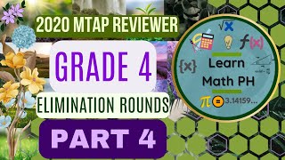 2020 MTAP Reviewer Grade 4 Part 4 out of 7 Math Challenge Elimination Rounds — Learn Math PH [upl. by Newcomer]