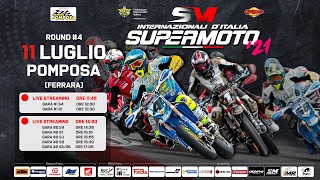 INTERNAZIONALI DITALIA SUPERMOTO  ROUND 4  POMPOSA [upl. by Richia567]