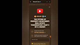 The future of property investment real estate tokenization  part 5 of 5  memefi [upl. by Gereld]