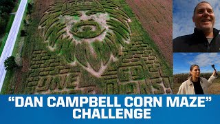 Dan Campbell Corn Maze Challenge  Dannie Rogers amp Tim Twentyman [upl. by Nyladgam221]