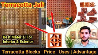 What Is Terracotta Blocks  Uses  Terracotta Jali  Advantages Costing  All About Blocks [upl. by Eckart]