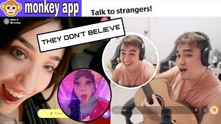 SERENADING STRANGERS MONKEYAPP BEST REACTION COMPILATION [upl. by Mcconaghy]