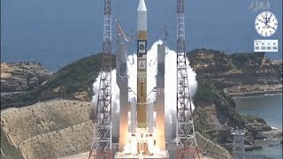 陸域観測技術衛星（だいち）2号 HⅡAロケット24号機打ち上げ ダイジェスト [upl. by Semadar]