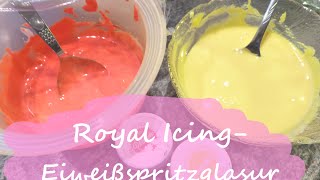 Bester Zuckerguss für Kekse l Royal Icing [upl. by Nylyahs604]