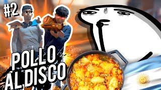 LOS CHEFS RANDOMS EP 2  POLLO AL DISCO ARGENTINO EXPLOSIVO 🎉 [upl. by Aihsemot]