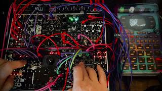 Eurorack Modular  SP404 MK2 Techno Jam 27 [upl. by Eninej56]