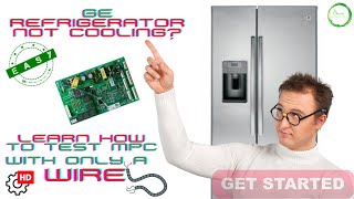 GE Refrigerator Not Cooling Learn How to Test GE Refrigerator Control Board [upl. by Acinaj]