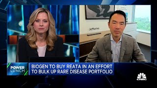 Biogens Alzheimers drug is the biggest growth catalyst for the stock says Jefferies Yee [upl. by Cheston]