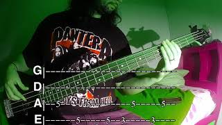 Es Dificil Ser Un Santo Tutorial En El Bajo Con Tab [upl. by True341]