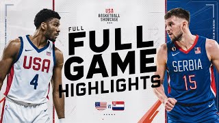 United States vs Serbia live updates Olympics 2024 men’s basketball knockout game [upl. by Saxela]