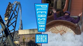 Blackpool Pleasure Beach Vlog December 2021 [upl. by Ehtyaf576]