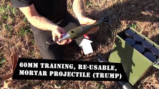 Video demonstration on the setup and firing of the M2 60mm mortar [upl. by Weinstein]