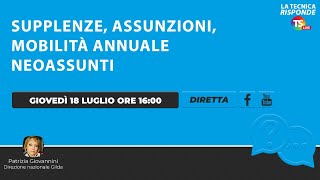 Supplenze assunzioni mobilità annuale neoassunti [upl. by Hyatt]