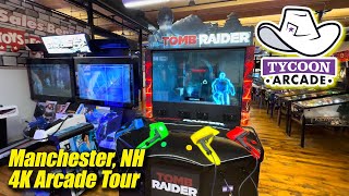 MASSIVE Tycoon Arcade Manchester NH 4K arcade walkthrough amp tour October 2024 [upl. by Abell473]