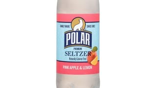 Polar Seltzer Pink Apple amp Lemon Taste Test Review [upl. by Vesta674]