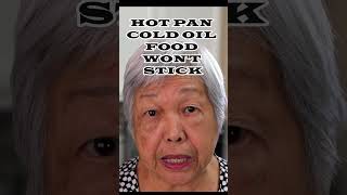 Hot Pan Cold OilFood Dont Stick nonstick oil hack [upl. by Tera206]