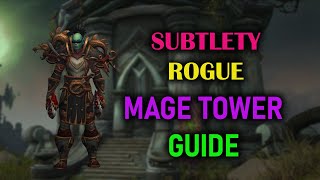 Subtlety Rogue  Mage Tower  Guide  Voice  Dragonflight Season 4 1027 [upl. by Aicenev739]