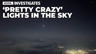 UFO sightings in Oregon skies baffle some commercial pilots [upl. by Etnaled]