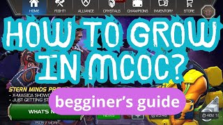 How to grow in MCOC a beginners guide [upl. by Eixor939]