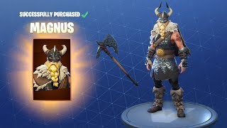 Fortnite  New Magnus Skin Gameplay [upl. by Anaeerb298]