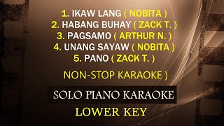 IKAW LANG  HABANGBUHAY  PAGSAMO  UNANG SAYAW  PANO   NON STOP KARAOKE  COVERCY [upl. by Essyle]