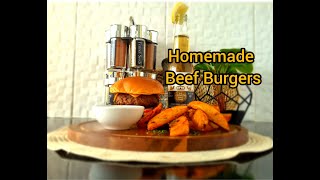 Homemade Juicy Beef Burger Burger recipesHomemade [upl. by Suzanne]